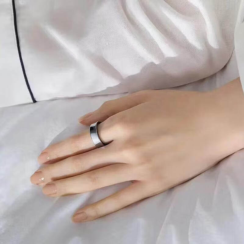 Samsung (SAMSUNG) new Galaxy Ring smart ring waterproof sleep monitoring, heart rate monitoring, sports smart ring, health monitoring around your fingertips, body temperature, snoring, titanium size 7 (diameter 17.3 mm)