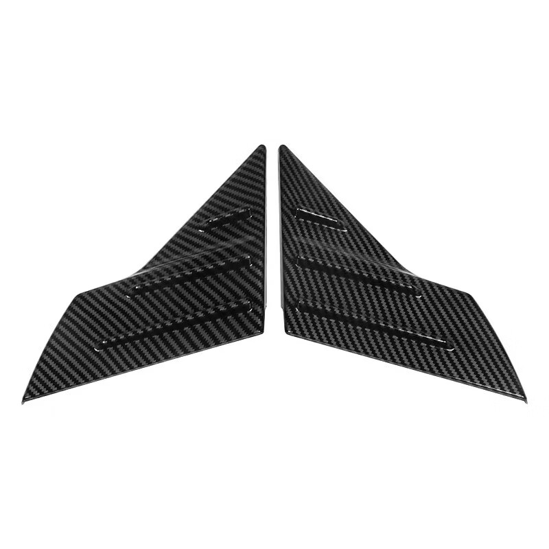 Litian is suitable for Lynk & Co 02/03/05/09 A-pillar spoiler decorative frame door protection frame triangle frame modification 02/03 spoiler (carbon fiber pattern)