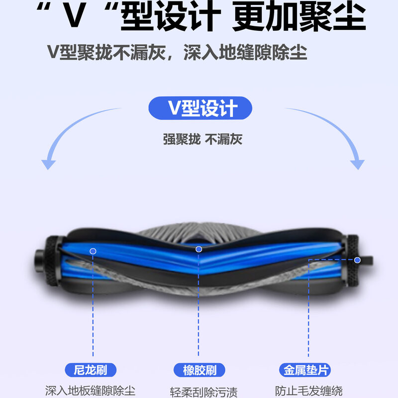 Suitable for Ecovacs sweeping robot x8/x8 pro plus AI series accessories main brush roller dust bag rag mop filter side brush filter element replacement accessories consumables worry-free installation for half a year