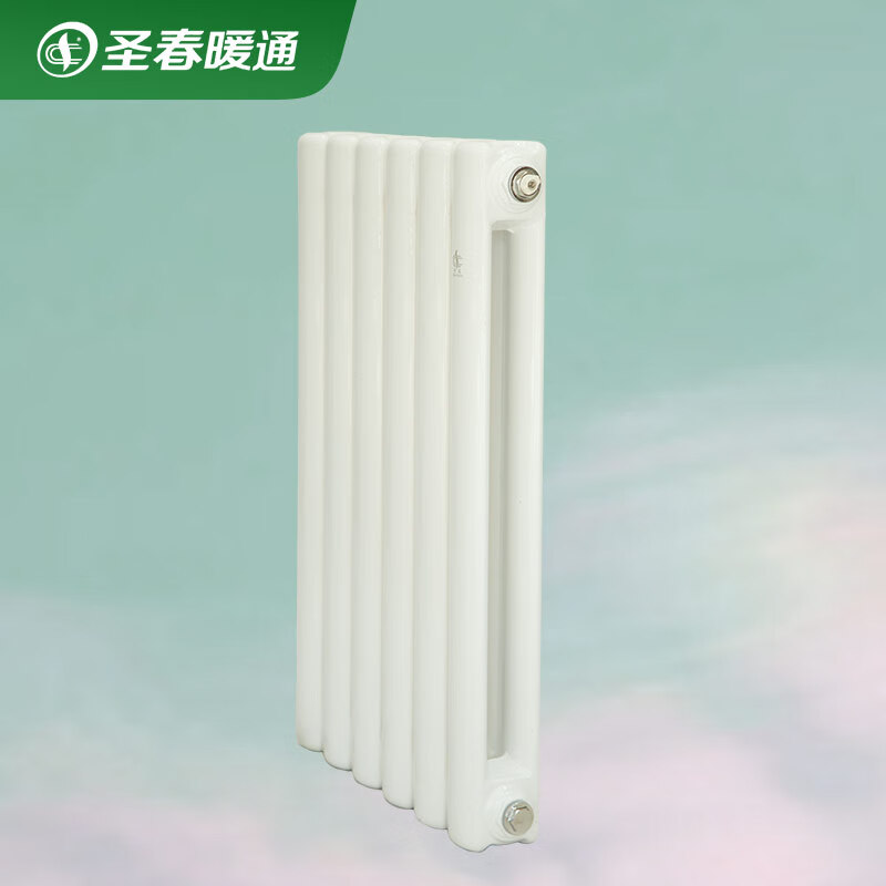 Shengchun boutique household radiator radiator steel oval two-column series 60*30 special for living room and bedroom special milky white 300mm single piece, color can be customized