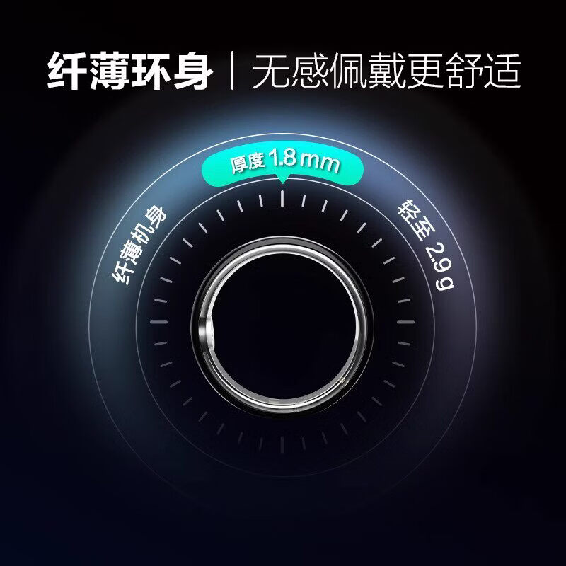 Universal smart ring for Apple mobile phone, good-looking gift for couples, step counting, running, measuring heart rate, blood oxygen, sleep, gold Shipto brand smart ring No. 12 (21.50mm)