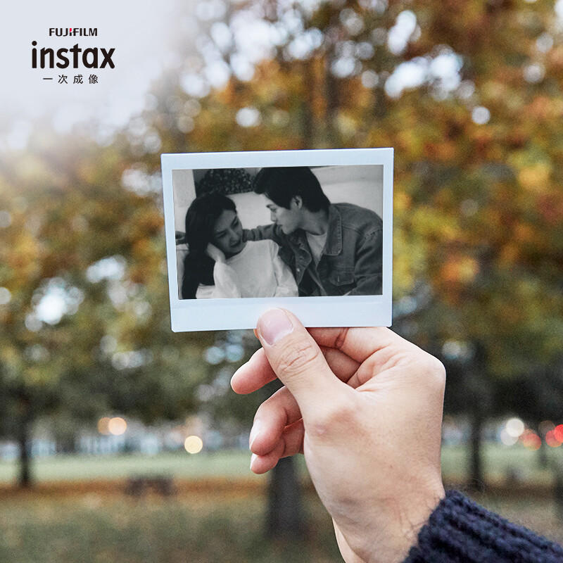 INSTAX Fuji instant film (instax) WIDE photo paper (film) black and white photo paper single package for wide format cameras (white edge)