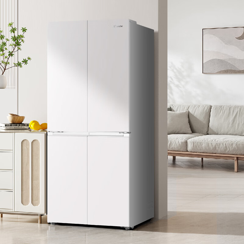 Haier Refrigerator Commander 502L cross-door 594mm ultra-thin first-class air-cooled dual-frequency full-range purification household glass door large refrigerator BCD-502WGLTDD9L1U1