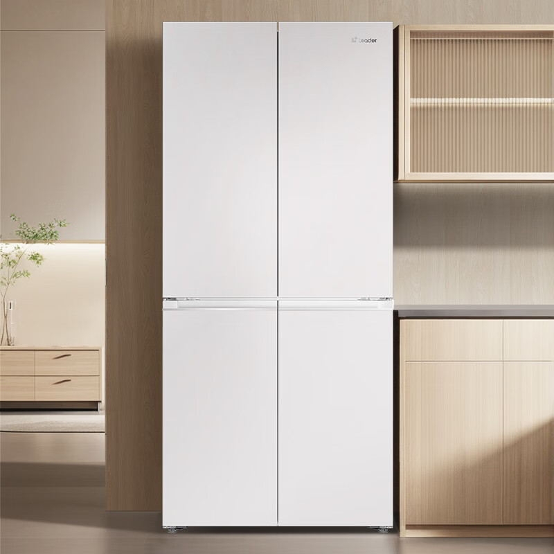 Haier Refrigerator Commander 502L cross-door 594mm ultra-thin first-class air-cooled dual-frequency full-range purification household glass door large refrigerator BCD-502WGLTDD9L1U1