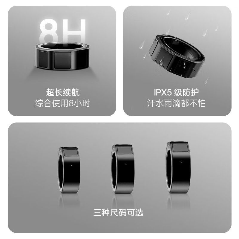 LUK Ring4 smart ring with GO3 prompt page turning Xpress interactive original exclusive INMO Ring4 smart ring M code-medium