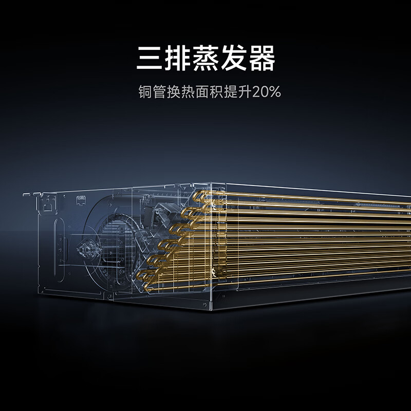 Xiaomi (MI) Mijia central air conditioner, huge power saving, duct fan, 3 HP, first level energy efficiency 75FW-OC20/N6B1, 2026 new model, 3 HP