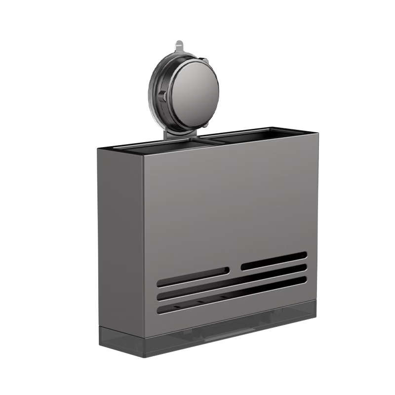 Made in Tokyo, suction cup wall-mounted chopstick barrel, kitchen rack, punch-free storage box, chopstick cage, drain storage rack