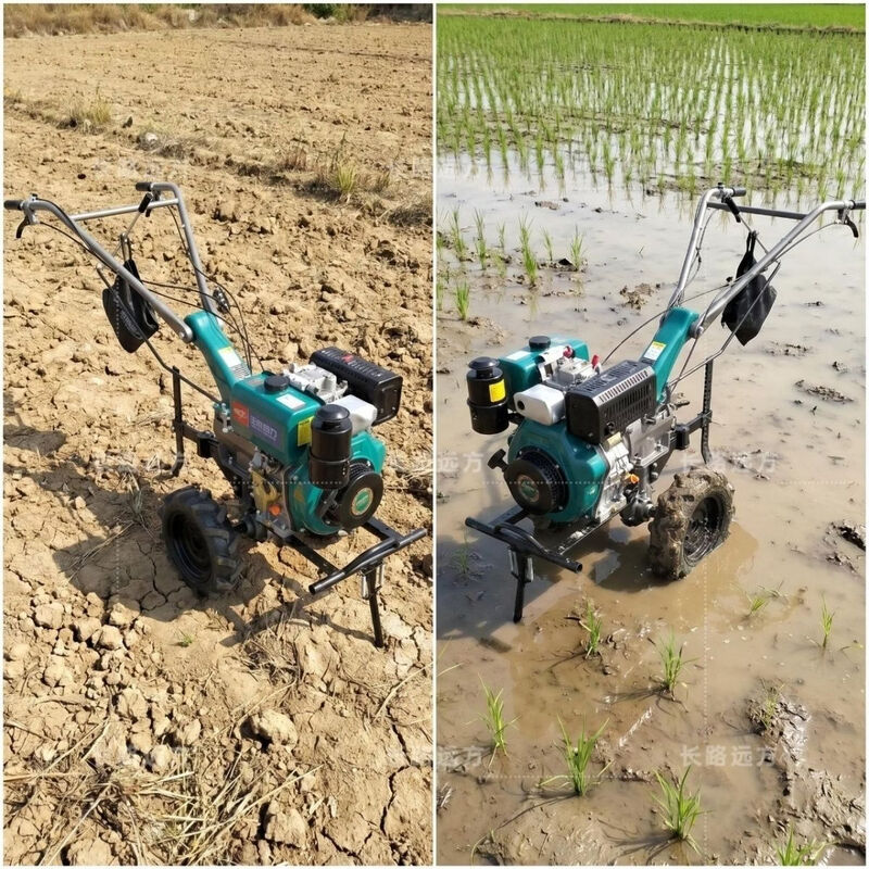 Yuchai new power 2026 hot model Yuchai micro tillage machine multi-functional tillage machine diesel engine small rotary tiller farming machine 186 Yuchai power + dry land knife + engine oil