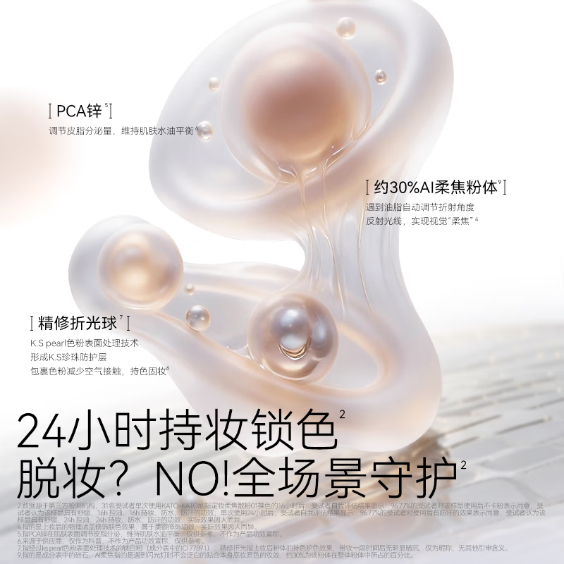 KATO-KATO large-capacity loose powder for oil control and makeup setting, long-lasting makeup powder cake for touch-up 20g, birthday gift for girlfriend