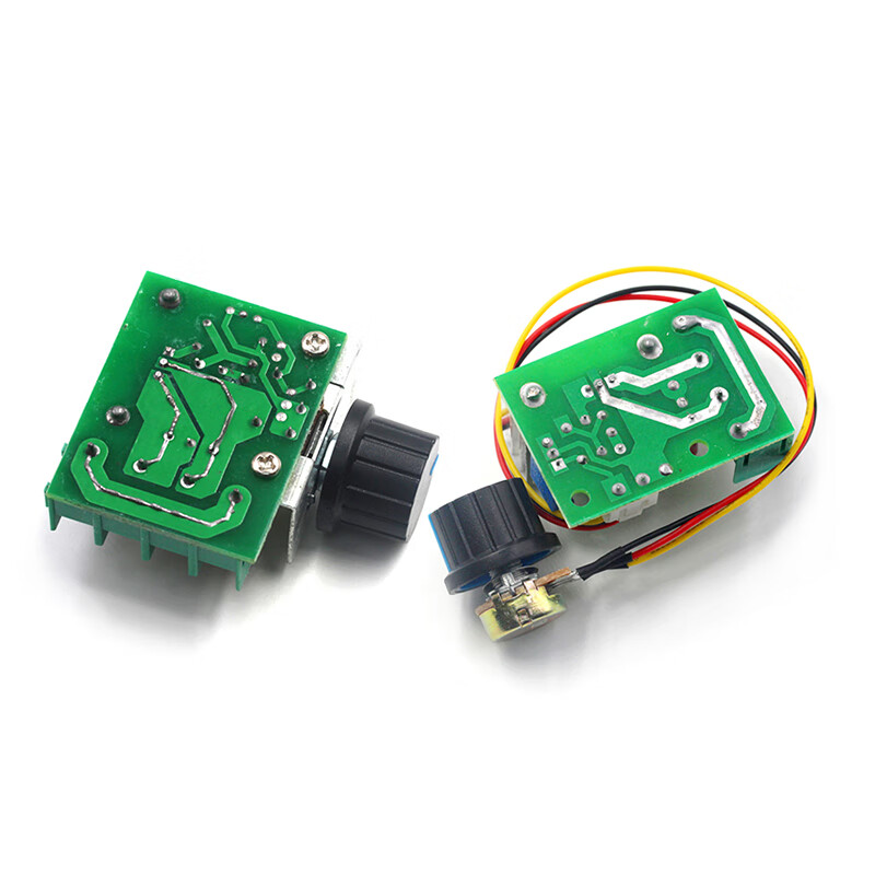 2000W thyristor speed regulator, motor 220V high power, voltage regulation, dimming and temperature regulation module, external potentiometer, 2000W external knob thyristor electronic dimming and temperature regulation