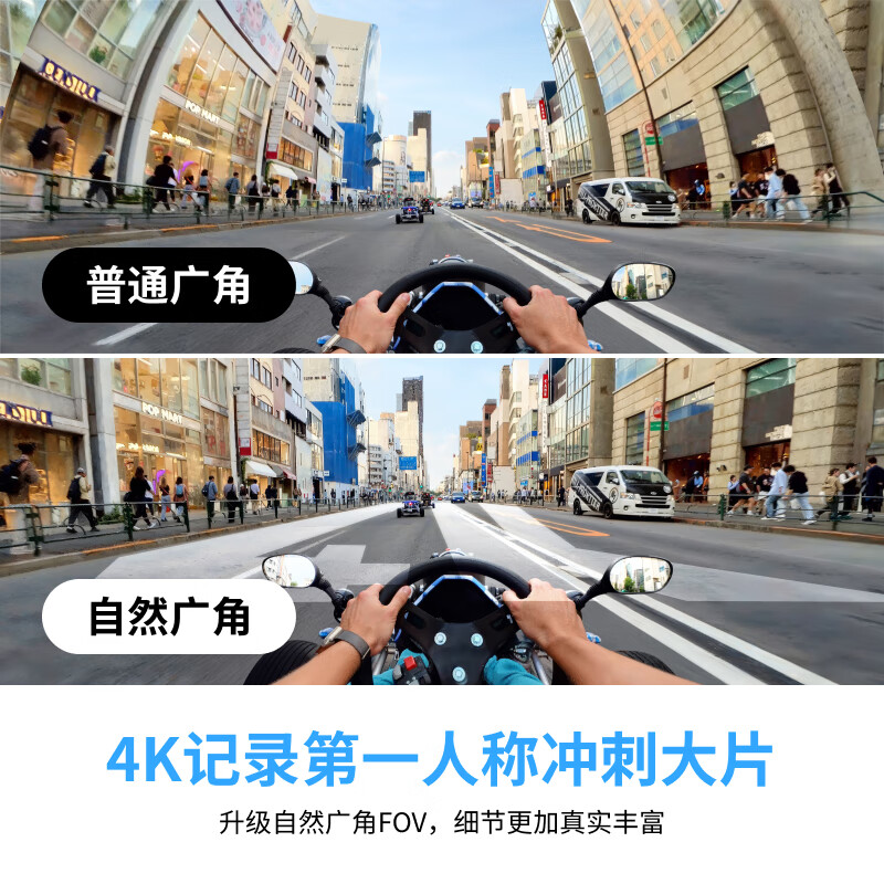 Insta360 Shadow Stone GO 3S 4K Thumb Camera Vlog Cycling Parent-child Sports Camera Camera Pocket Camera (Smart White 64G Sports Suit)