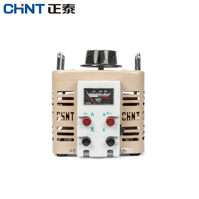 Chint single-phase voltage regulator TDGC2-2kva 2000w 220v contact voltage regulator 0-250v