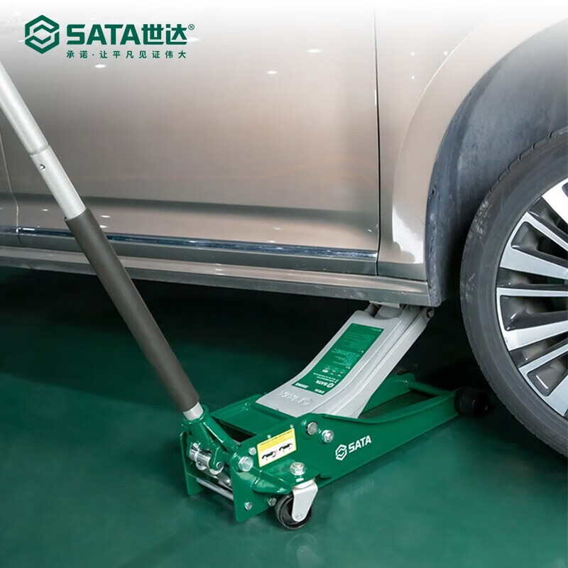 SATA auto repair lifting tools heavy-duty horizontal hydraulic jack low position 97821 heavy-duty horizontal jack 1.5 metric tons