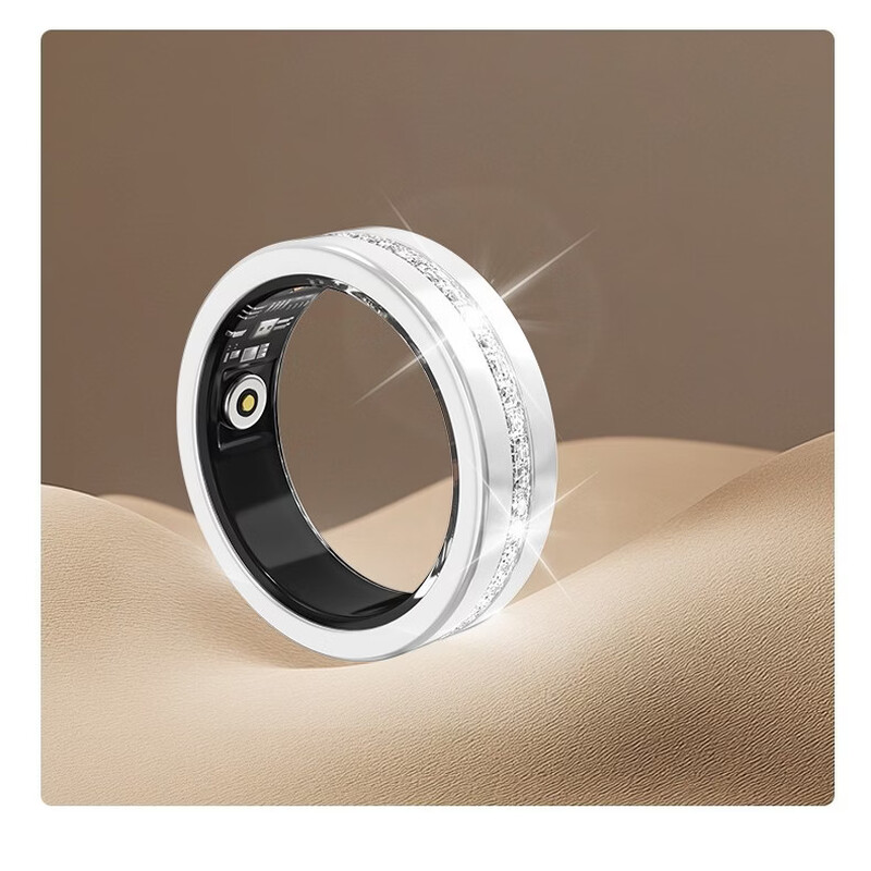 Neutral Monitoring V6 Cross-Border Smart Ring Sports Fitness Heart Rate Blood Oxygen Sleep Tracking Monitoring Waterproof Black Technology Factory Wholesale Gold 9# Zhongzuan Charging Station Charging