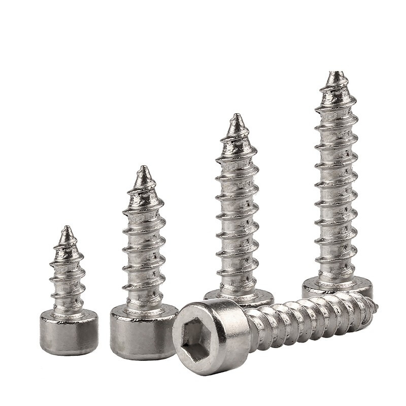 Guwanji 304 stainless steel hexagonal self-tapping screws HA speaker speaker cup head and tail screws audio self-tapping screws M2.5x6 100 pieces