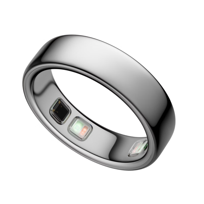 OURA Wang Hong's same style, new ready-made Oura ring5 smart ring for men and women's sports health monitoring, new silver ready-made, straight delivery - if you don't know the code number, please contact customer service 11