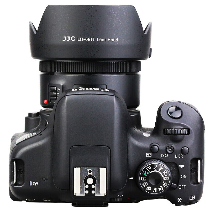 JJC is suitable for Canon EF 50 f/1.8 STM hood, third generation small spittoon 49mm fixed focus lens 90D 800D 200D2II second generation 5D3/4 accessories ES-68