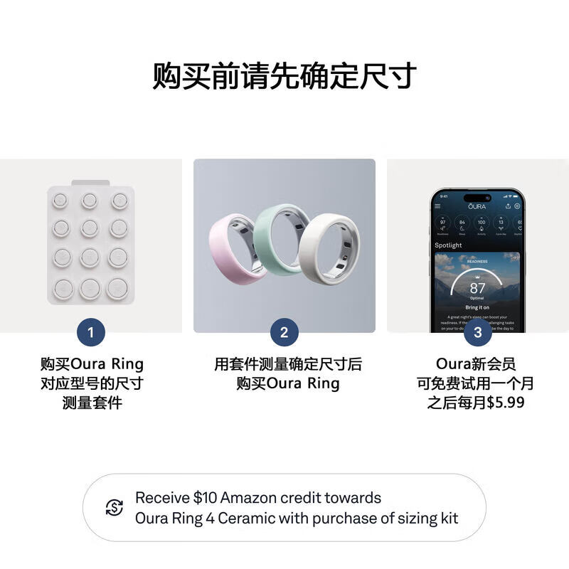 OURARing 5 Wang Hong's same style smart ring sleep monitoring health tracking heart rate temperature exercise recovery ring oura ring rose gold 6