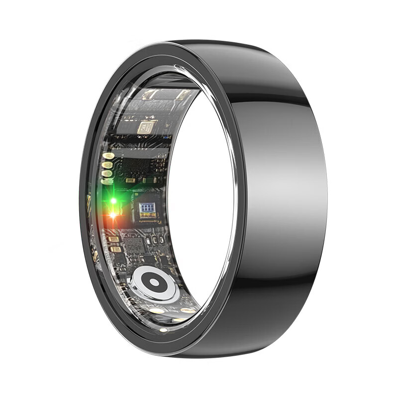 24-hour health monitoring smart ring, blood pressure, heart rate and blood oxygen monitoring, sleep, multiple exercise modes, non-sensory wearing smart ring, black, free charging compartment + heart rate + blood oxygen + blood pressure + sleep + exercise + non-sensory wearing, size 12, diameter 21.4, finger circumference 67