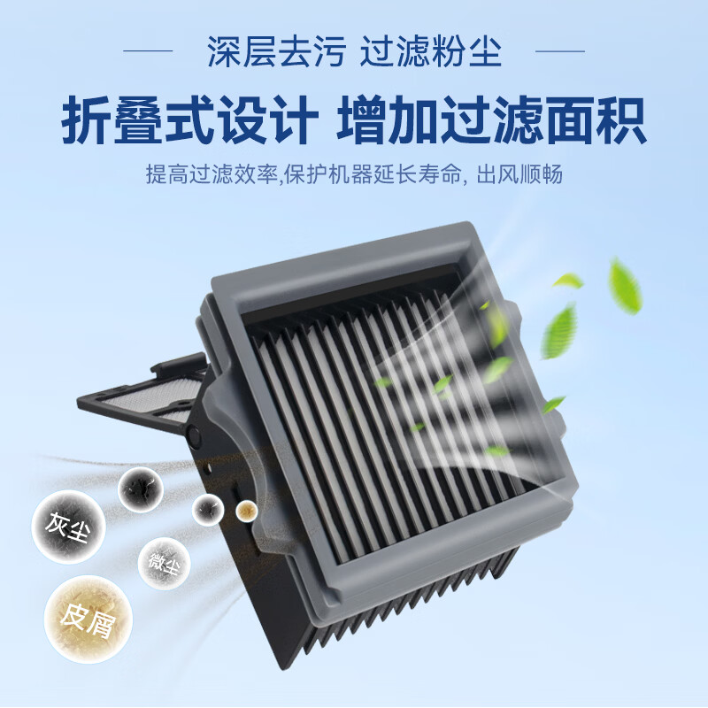 Wanchuang suitable for Tim washable floor machine filter Fuwan artist geek lying flat 2.0Slim/Stretch/Chorus Air/Wiper Slim antibacterial cleaning liquid accessories