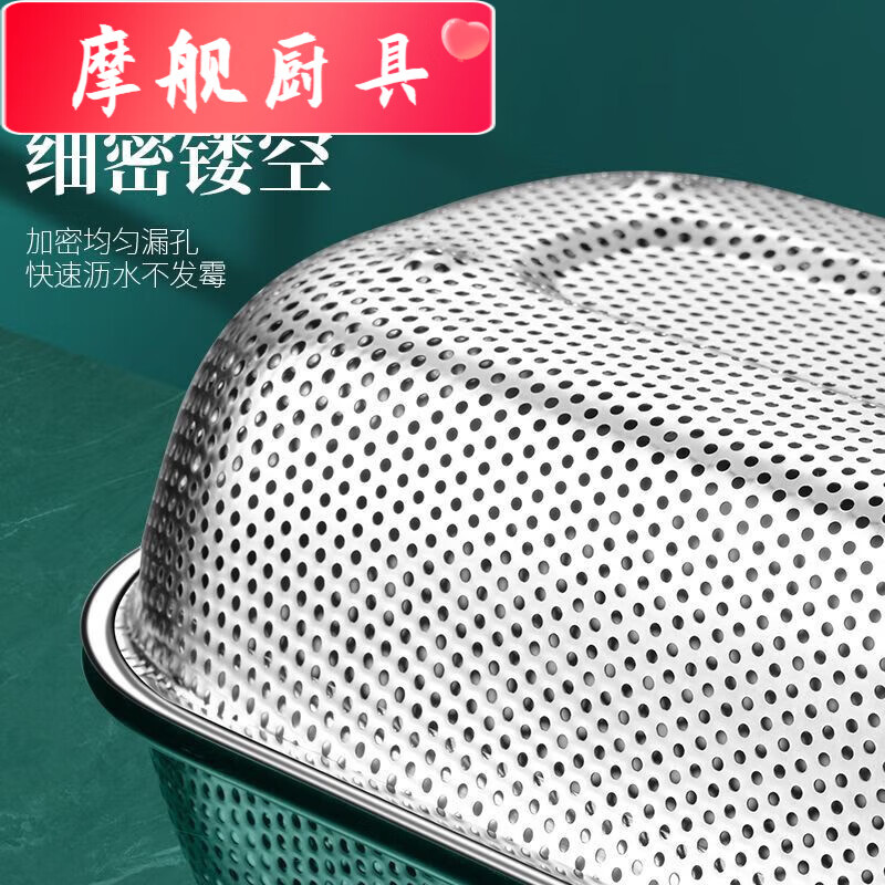 FANCYCHIC316 stainless steel chopstick basket drain rack tableware cutlery storage box kitchen dishwashing and disinfection cabinet chopstick cage basket main picture style