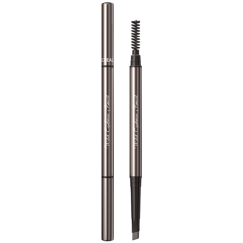 Korean herbal grain extremely fine double-ended eyebrow pencil for men and women gray waterproof and sweat-proof non-fading wild eyebrow non-smudge sleeping silkworm pen set