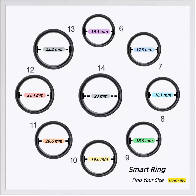 New non-invasive blood sugar and blood pressure smart ring, sleep, blood oxygen, heart rate, multiple exercise modes, waterproof photo ring, Yaoshi Black No. 11
