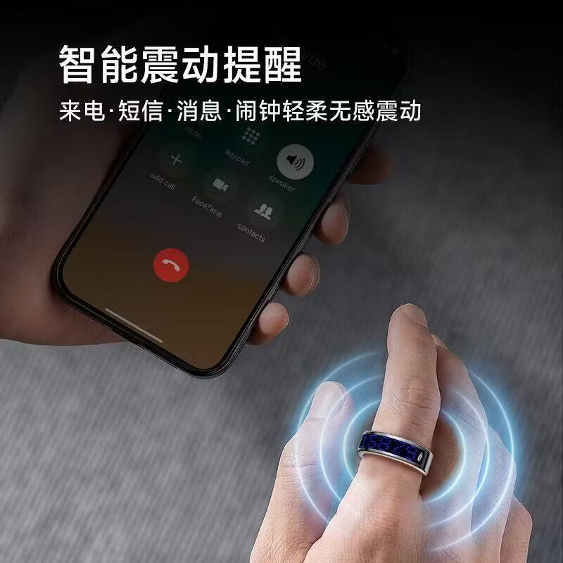 Smart health ring accurately monitors heart rate, blood oxygen, sleep, body temperature, pressure gauge, calories, IP68 waterproof, swimming and bathing, wearable, magnetic fast charging, super long battery life, thin, bright gold, free charging compartment, size 12, 21.6mm, recommended 70-75kg