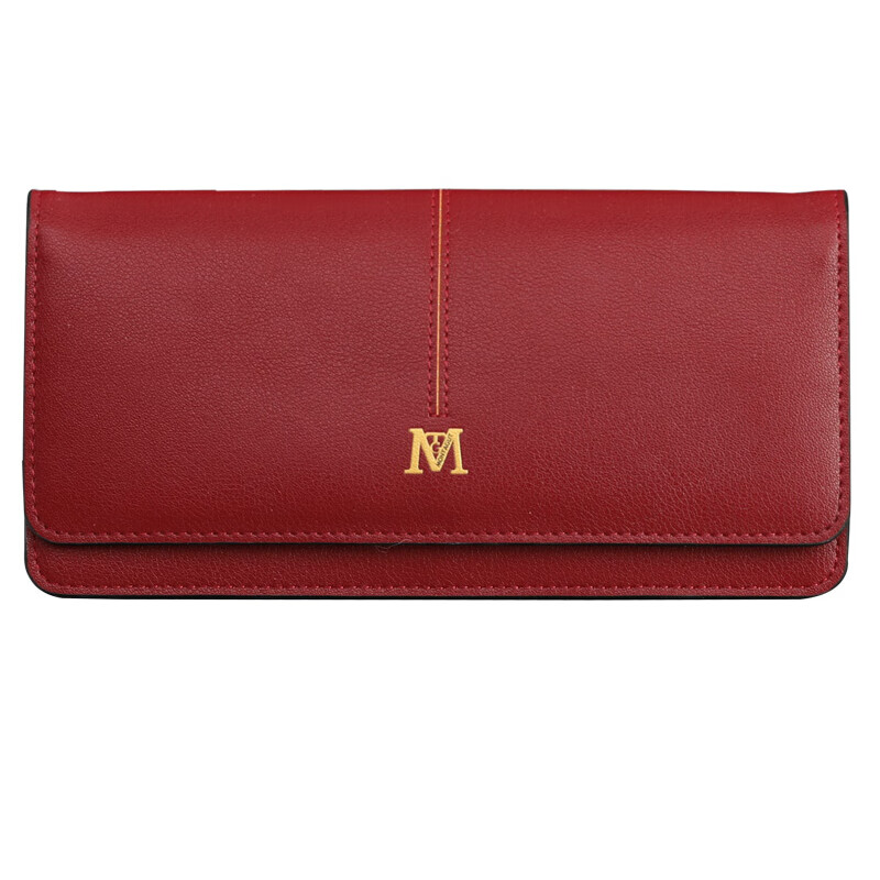 Montagut women's wallet gift box genuine leather long new card holder New Year's gift for women Qiji red animal year