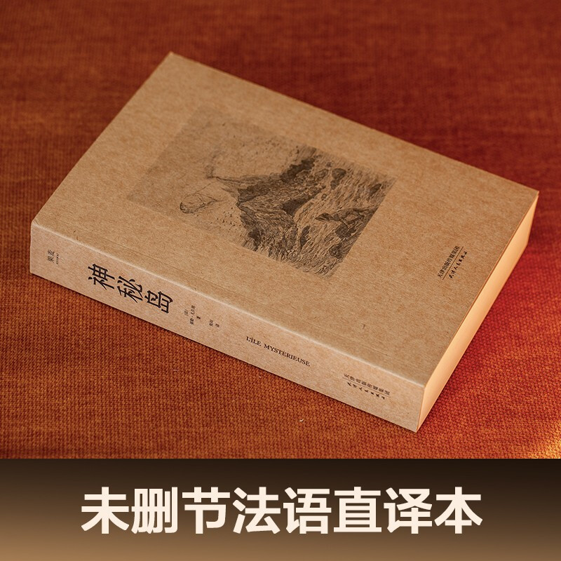 Official direct sale The Mysterious Island The Final Chapter of Verne's Trilogy Science Fiction Foreign Literature World Classics Full French-Chinese Literal Translation Guomai Books Group Purchase Contact Customer Service