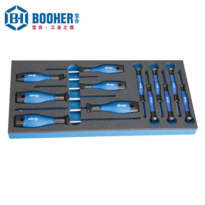 BOOHER BH BH1803008 12-piece screwdriver set No. 1803008