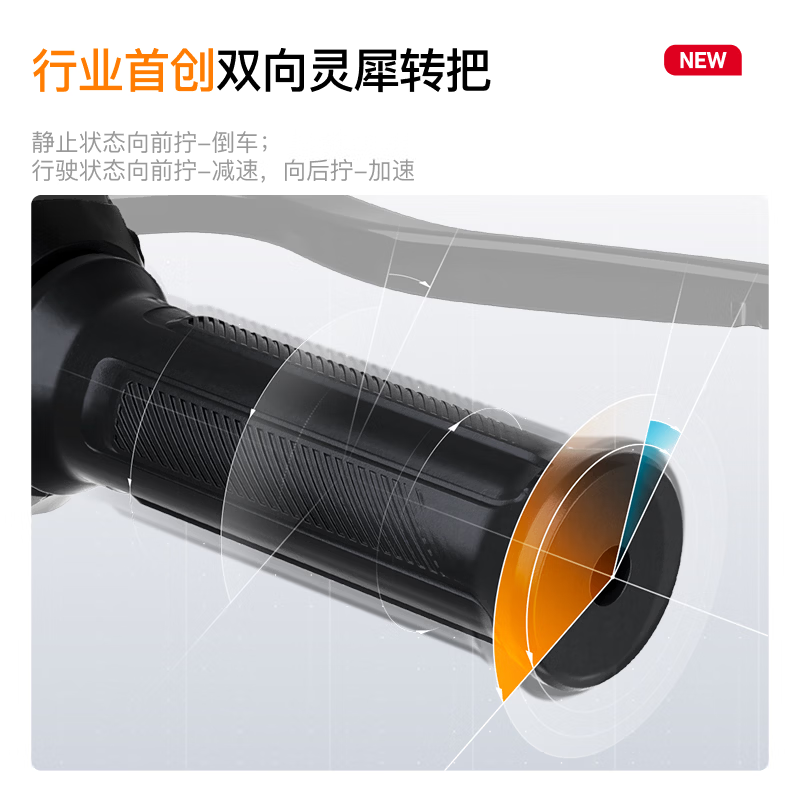 XIAONIU NS One Electric Moped Lead Acid Battery Intelligent Ultra-Long Range High-Speed ​​Commuting Battery Electric Motorcycle Dark Space Gray