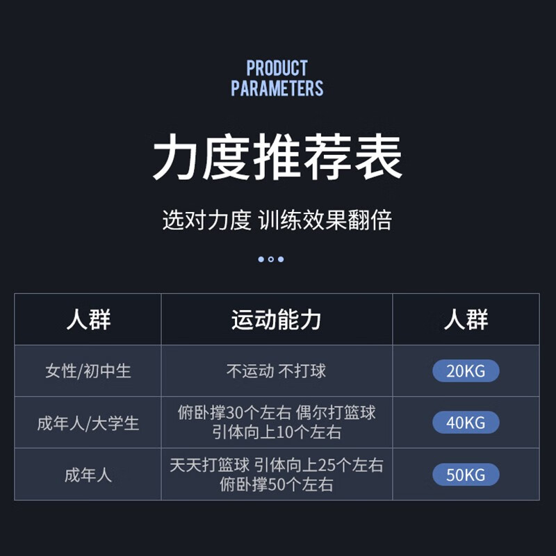 Duweck arm strength stick grip strength for men and women arm muscle training fitness equipment chest muscle training chest expander 40kg