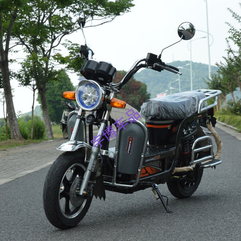 New electric car 72V Hercules passenger battery car heavy-duty electric car long-distance running electric motorcycle climbing version 2000W 72V35A Tianneng black gold 85 kilometers