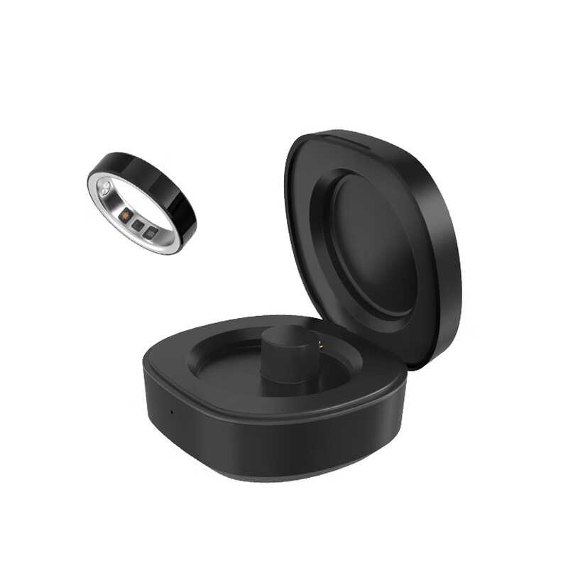 Doctor Peck MedPeck Ring Smart AI Ring Sleep Monitoring Emotion Assessment AI Interpretation for Boys and Girls Heart Rate Blood Oxygen Blood Lipid Sports Health Waterproof Long-lasting Battery Life Teacher’s Day Limited Gift Box Obsidian Black + Tea (Size Note) No. 9