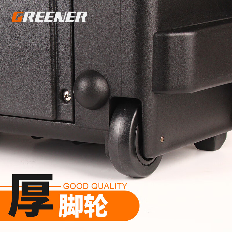 GREENER equipment safety box protective box precision photographic instrument camera storage tool box waterproof and shockproof multi-functional portable J-13 335*260*220mm with cotton