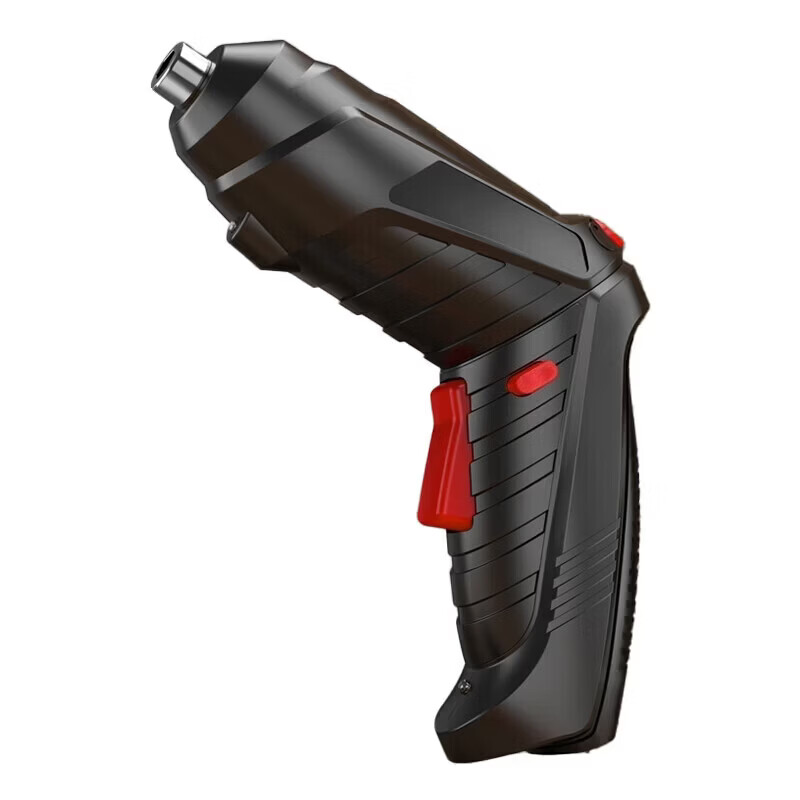 Body accessories, digital accessories, multi-functional screwdriver, electric screwdriver, mini, compact and easy to carry, easy to tighten screws, electric screwdriver, dual-purpose gun, straight QX2P, dual-purpose gun, strong torque, black - 47-piece set with storage box