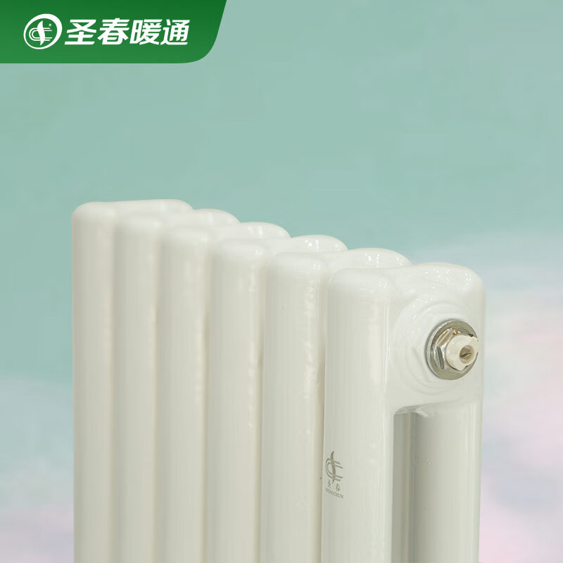 Shengchun boutique household radiator radiator steel oval two-column series 60*30 special for living room and bedroom special milky white 300mm single piece, color can be customized