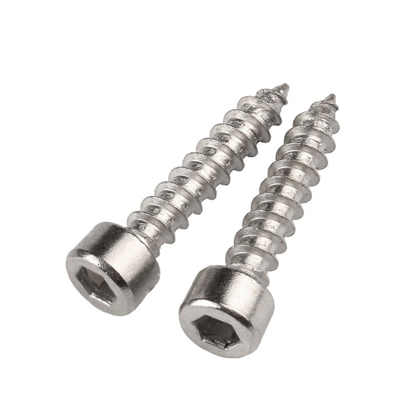 Guwanji 304 stainless steel hexagonal self-tapping screws HA speaker speaker cup head and tail screws audio self-tapping screws M2.5x6 100 pieces
