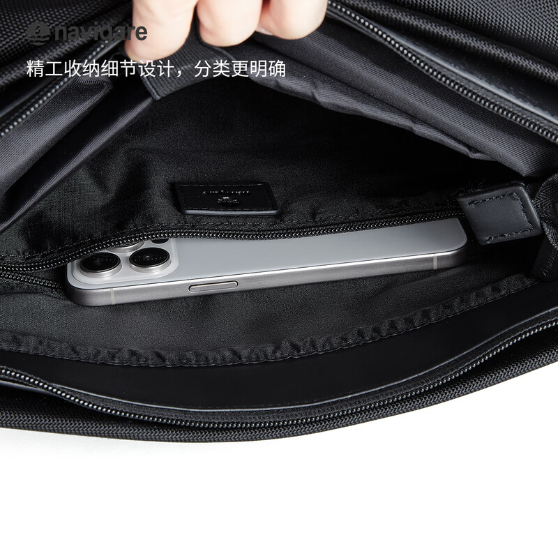 Navigare Italian small sailing ship men's backpack 15.6-inch computer bag commuter backpack water-repellent New Year gift