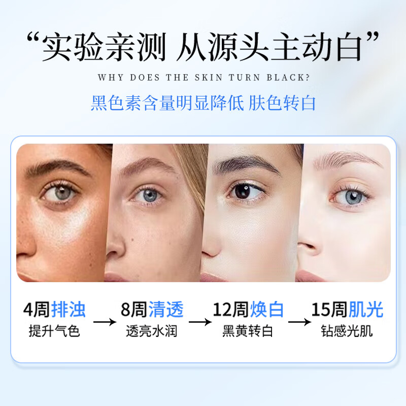 FSAVILE White Tomato PQQ Collagen Peptide Beauty and Beauty, Anti-Aging, Melanosis and Light Spots, Mitochondria Whitening and Anti-sugar Drink, Anti-Age Skin, Natural Glowing, Three Box Prices, 20 Pieces*5 Boxes