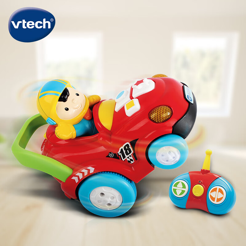 Vtech children's toy car dazzling dance remote control car racing electric four-wheel drive drift car Christmas gift for boys and girls aged 2-5