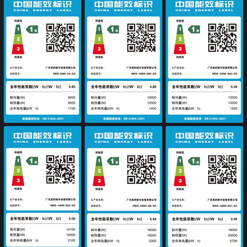 Midea central air conditioner, one to three, one to four/five multi-line, 5 HP full DC variable frequency Starlight three-generation first-class energy efficiency embedded home living room bedroom trade-in Starlight large 6 HP first-class energy efficiency 160 one-to-four (single wind wheel) economical model