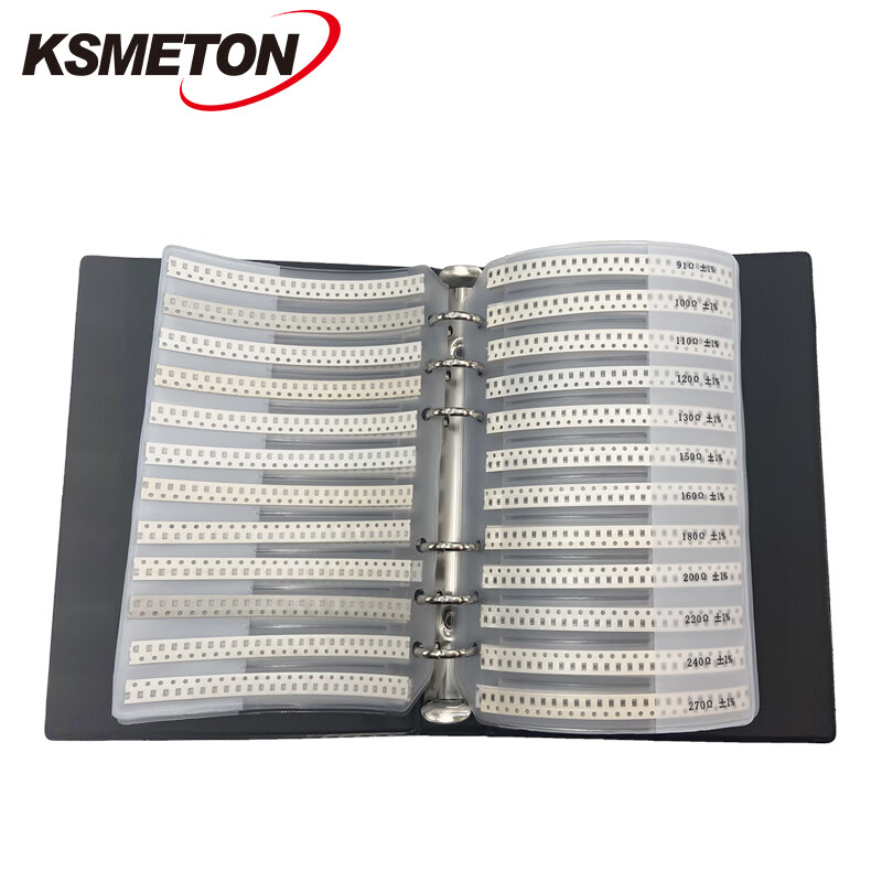 Capacitor Book SMD Capacitor Pack 0201 0402 0603 0805 1206 Capacitor Component Capacitor Component Sample Book 0603 Resistor Book (50 each of 170 types) 1% accuracy