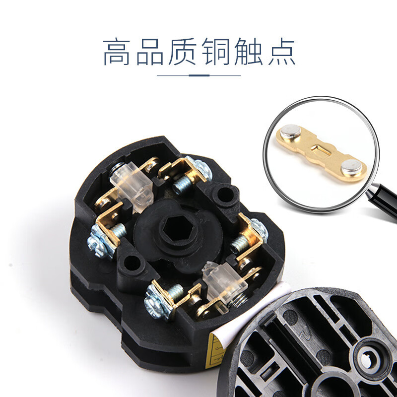 Transfer switch HZ5D-20/4 combination reverse 380V motor forward and reverse two sets of power switching 20/4 L02 (2 gears 2 sections) copper parts copper points