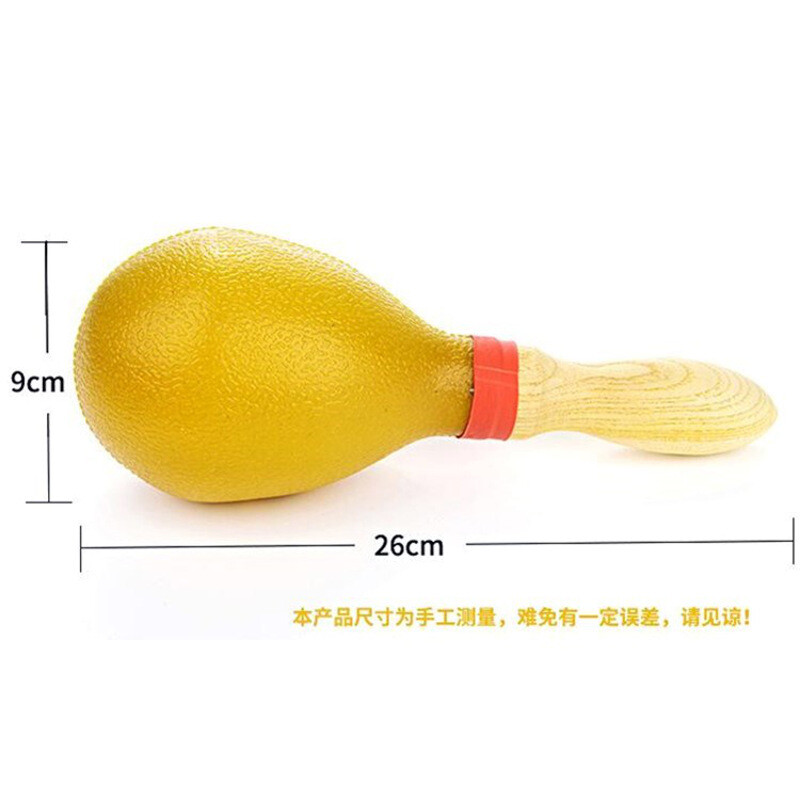 Shanbei large metal sand drum percussion instrument KTV band professional tambourine accompaniment performance sand hammer adult iron sand drum pair of red sand hammer