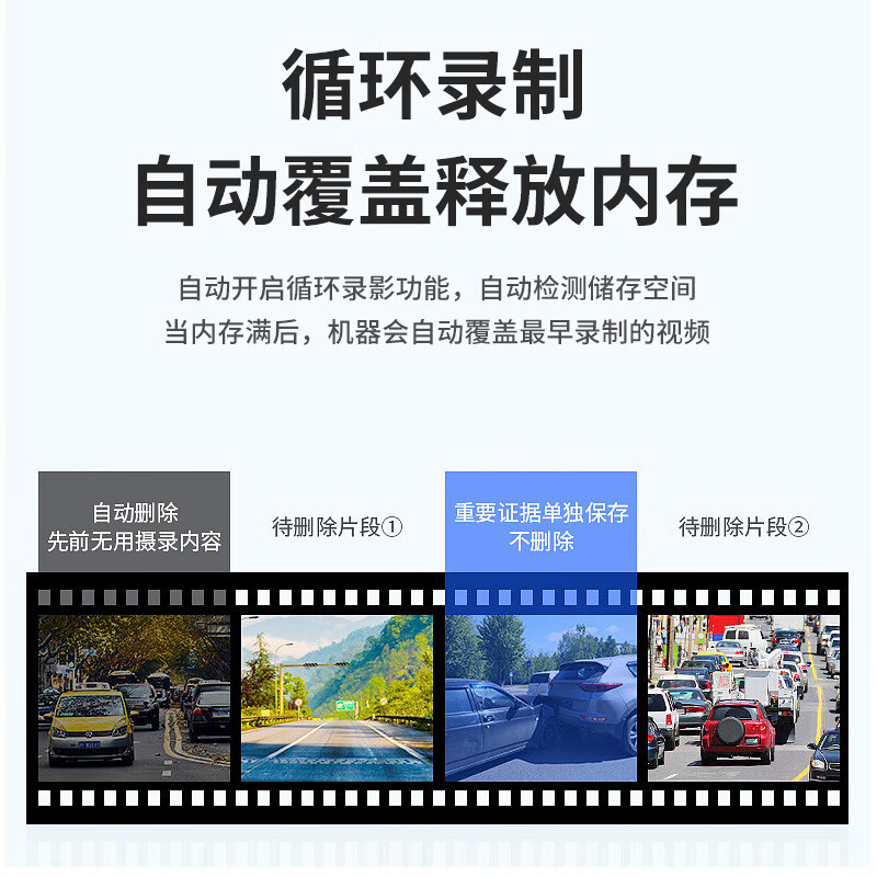 Velut M9 streaming media 12-inch full-screen driving recorder 4K high-definition parking monitoring