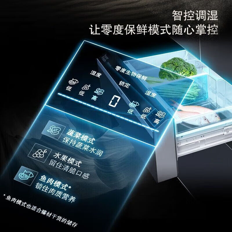 SIEMENS 568-liter French multi-door four-door refrigerator dual-cycle air-cooling, frost-free dual compressors, smart zero-degree freshness preservation, smart control and humidity control, trade-in government subsidy KF96NPX50C, click customer service to get a discount