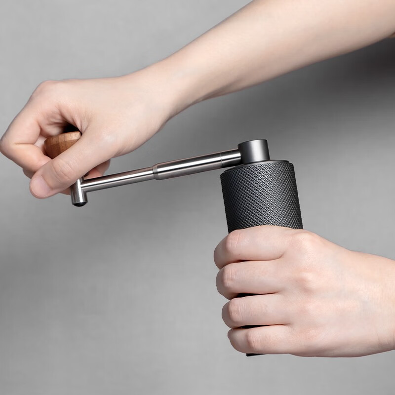 Taimo Nano Mini Portable Coffee Machine Manual Bean Grinder Foldable Coffee Bean Grinder Nano Black Diamond Pattern (Single Product Grinding Core)