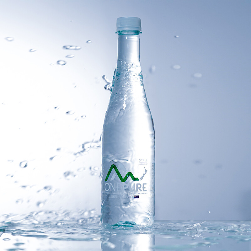 ONE PURE New Zealand imported natural soft mineral water 500ml*24 bottles of high-end weakly alkaline mineral drinking water